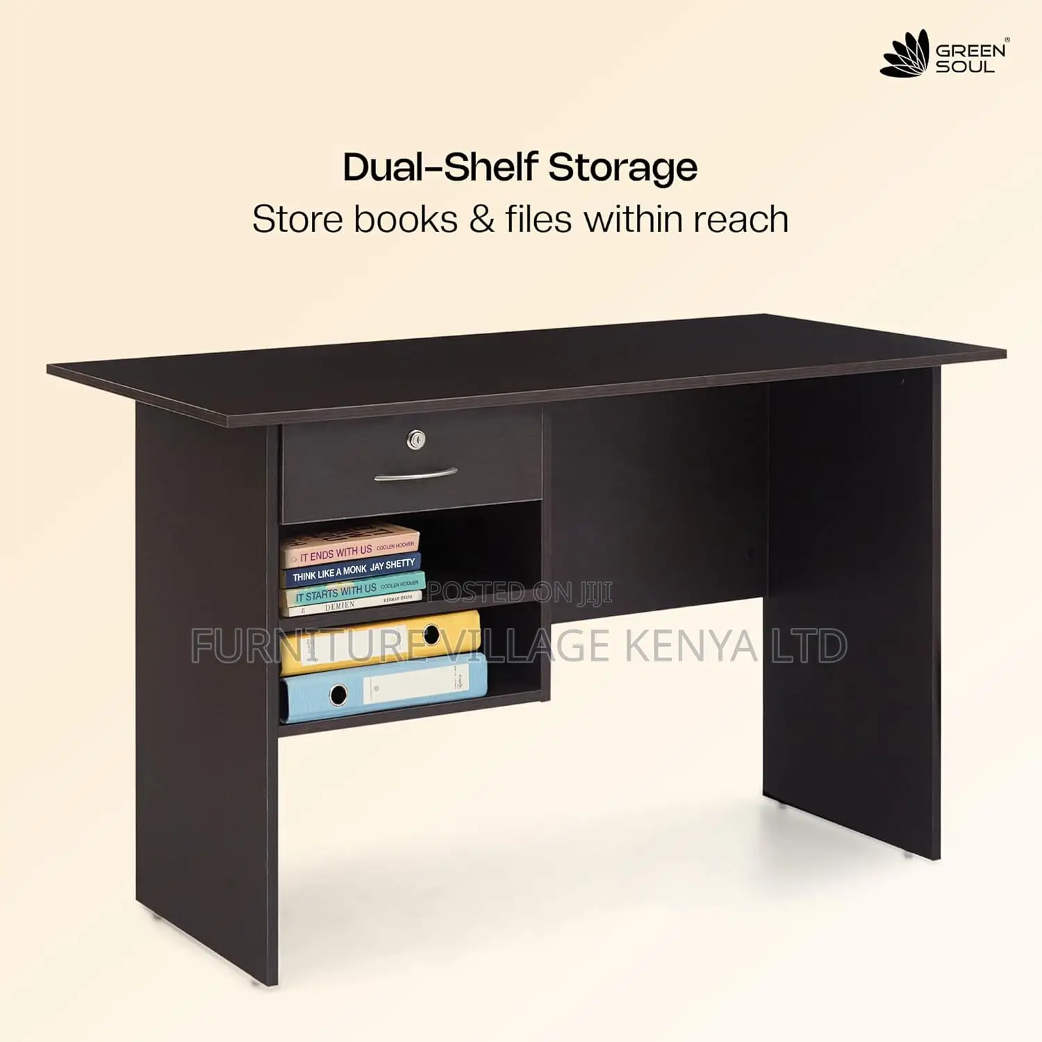 Office Desks: 1200mm Home Office Table With Drawers