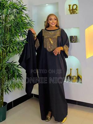 Classic Black Quality Dera/Kaftan/Funeral Dress/Plus Size - main view