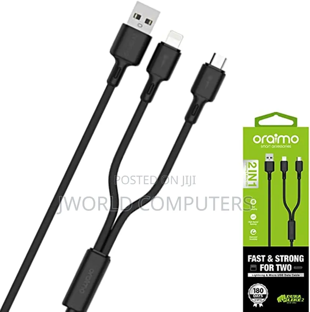 Oraimo Micro-usb Data Cable, 2m, 5v/2a Fast Charging (Ocd-m56)