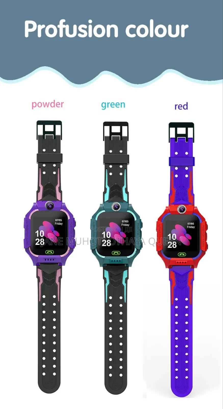 Kids Smart Watch D With GPS Tracker