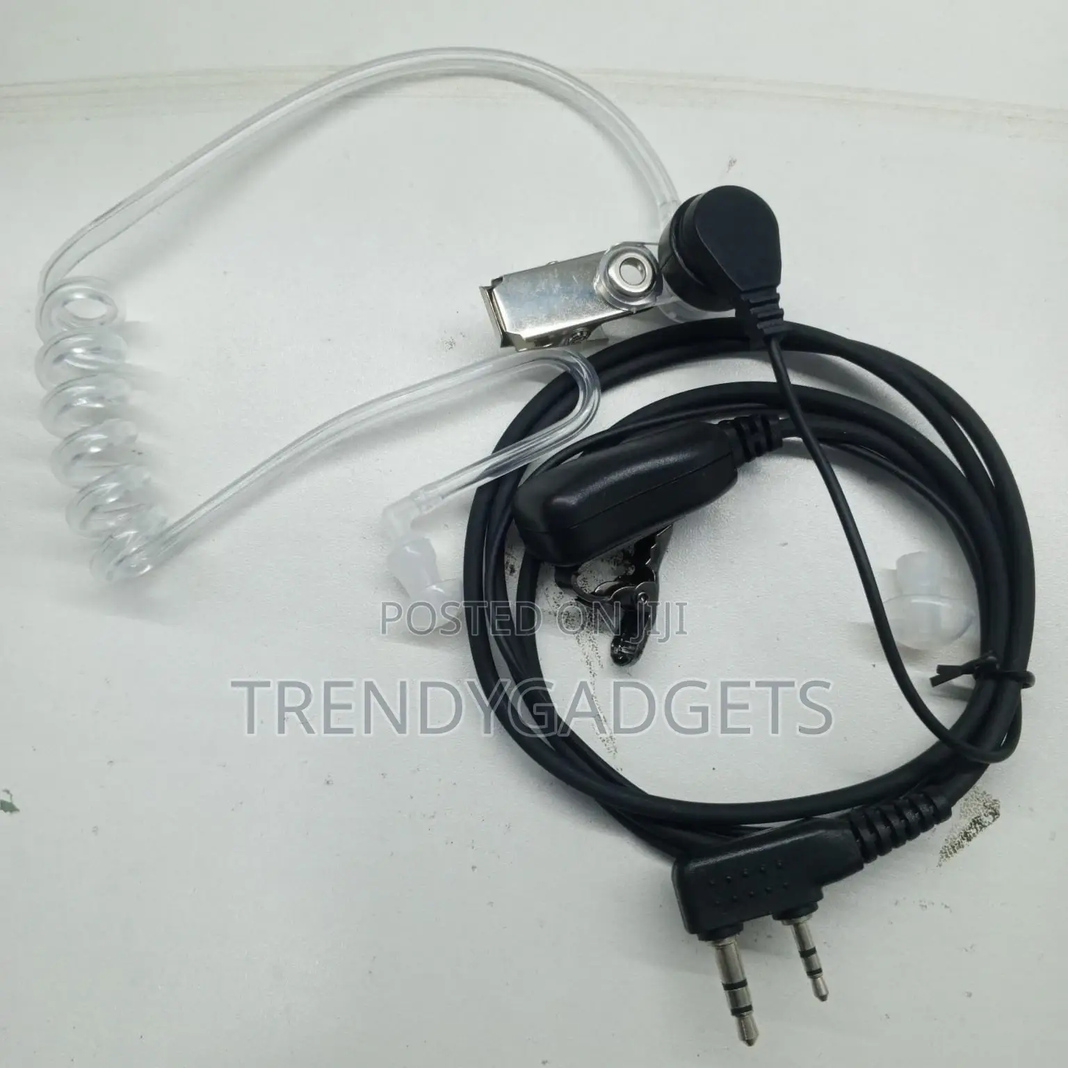 2-pin Walkie Talkie Headset With Mic Push-to-talk Button
