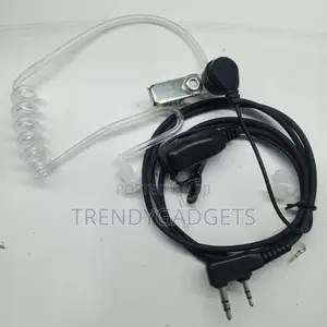 2-pin Walkie Talkie Headset With Mic Push-to-talk Button