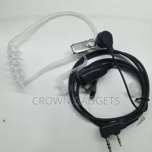 Covert Acoustic Tube Radio Earpiece for Security Use