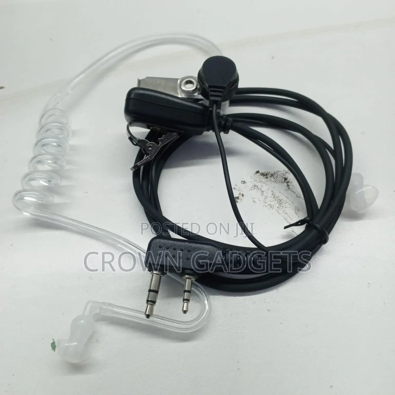Covert Acoustic Tube Radio Earpiece for Security Use