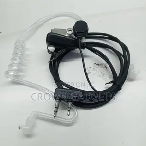 Covert Acoustic Tube Radio Earpiece for Security Use