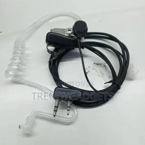 Covert Acoustic Tube Radio Earpiece for Security Use