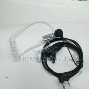 Covert Acoustic Tube Radio Earpiece for Security Use