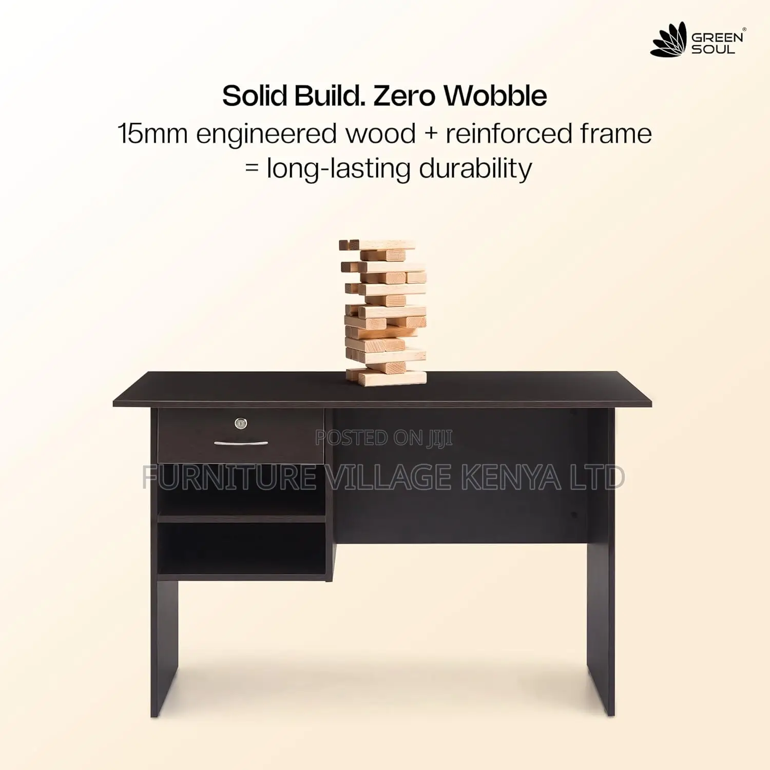 Study Desks: 120cm Home Office Computer Table | 03 Drawers
