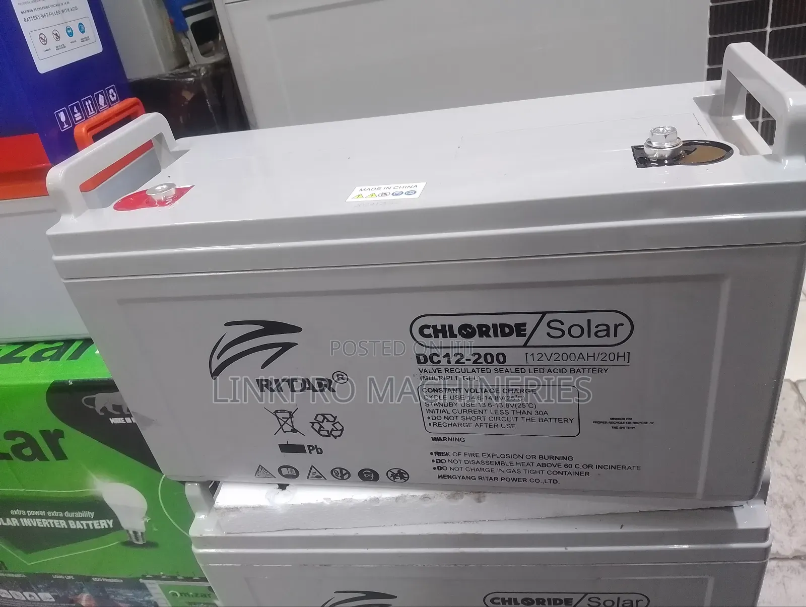 200 Ah Ritar Battery