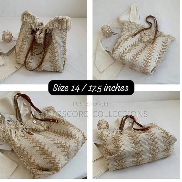 Summer Tassel Tote Bag - main view