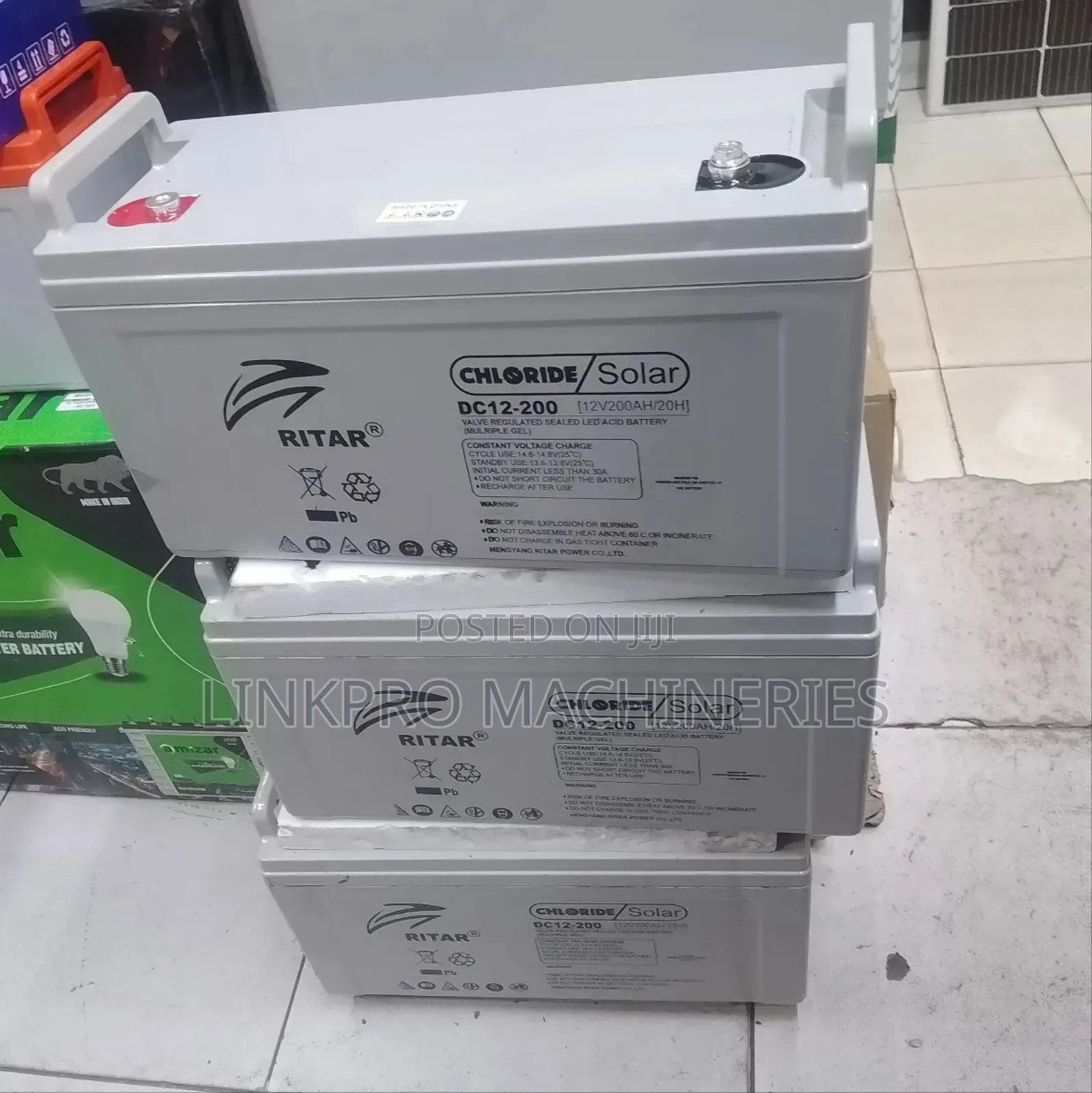 200 Ah Ritar Battery