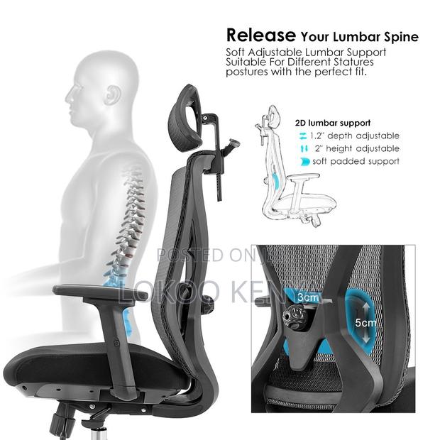 Office Chair ; Ergonomic Office Computer Chair - thumbnail 12