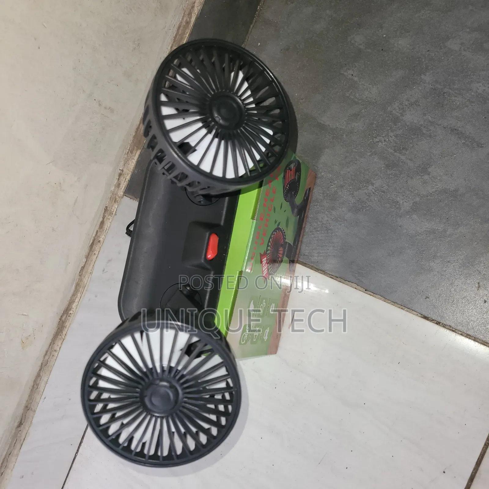 Double Headed Car Cooling Fan