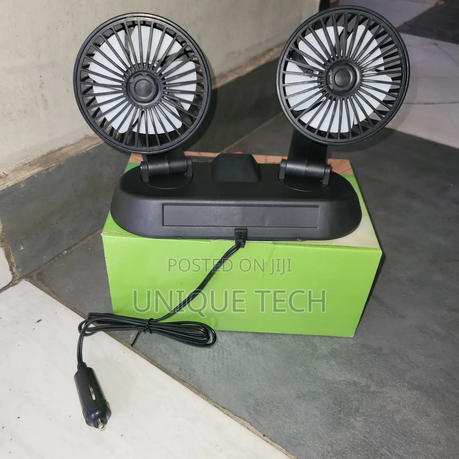 Dual Head Car Cooling Fan