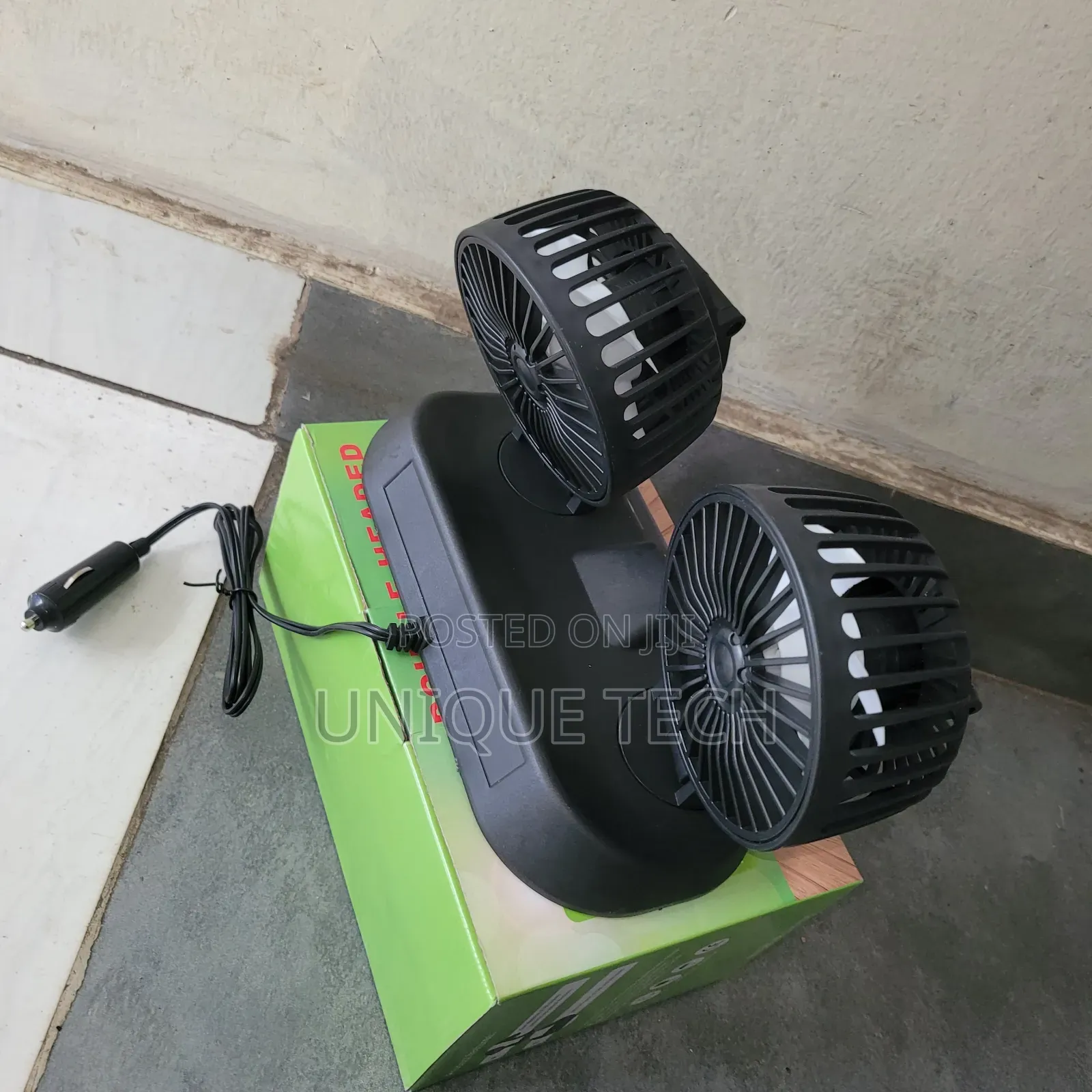 Dual Head Car Cooling Fan