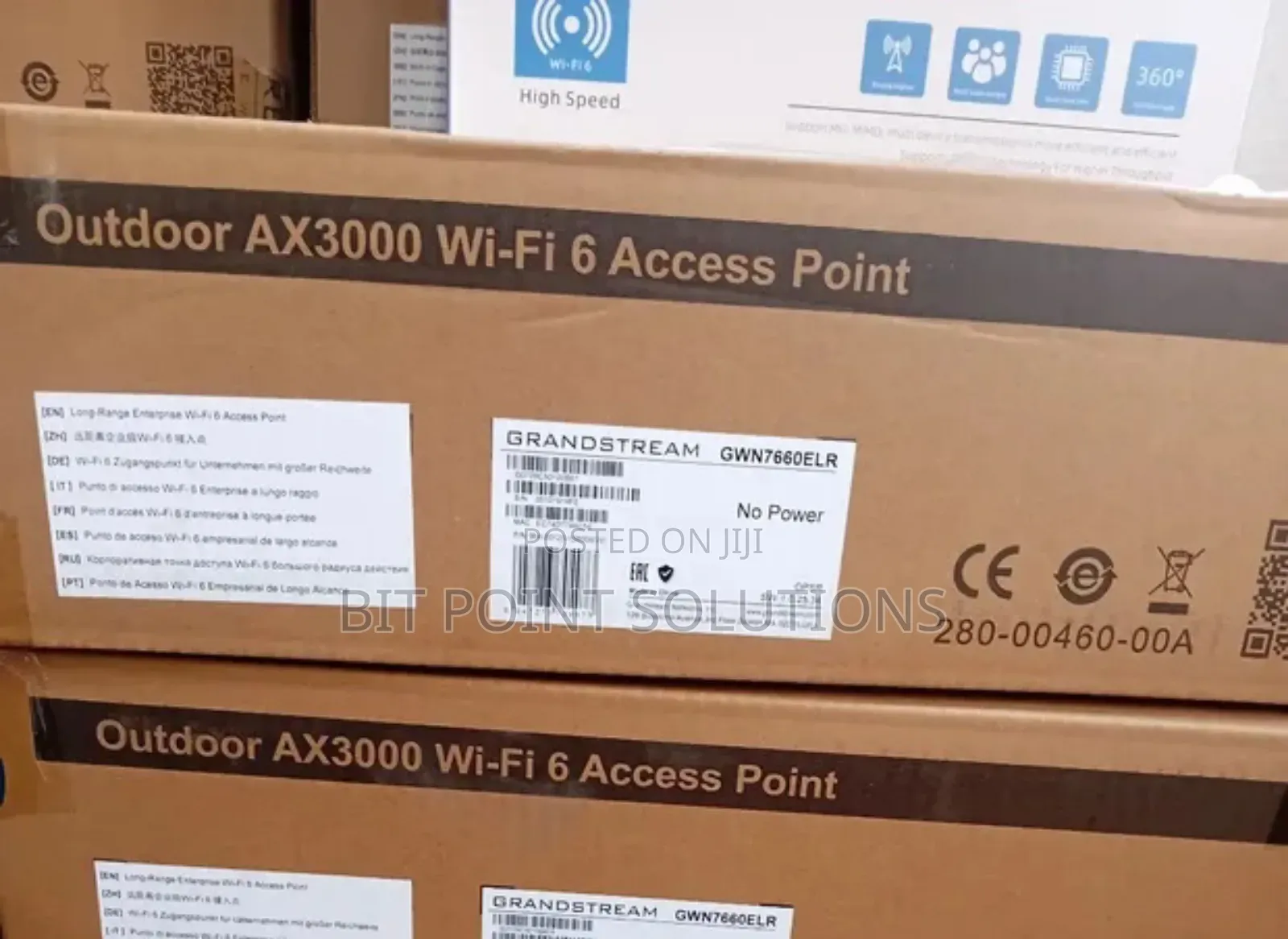 Grandstream Gwn7660elr Outdoor Wi-Fi 6 Access Point