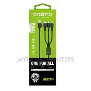 Oraimo Fastline 2 Type-c Data Cable, 3a Fast Charging (Ocd-c54)