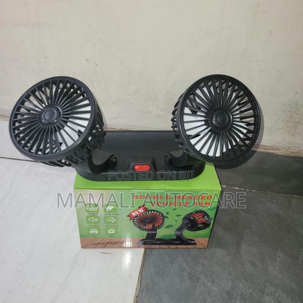 Double Headed Car Fan