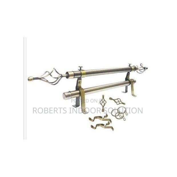 Strong 2 Meters Double Curtain Rod