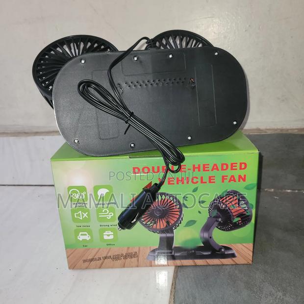 Double/Twin Head Car Fan - main view