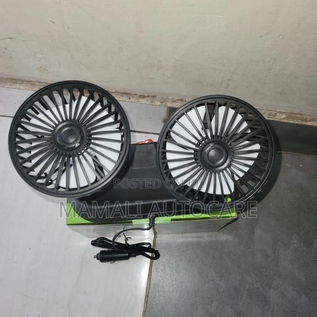 Double/Twin Head Car Fan - thumbnail 2