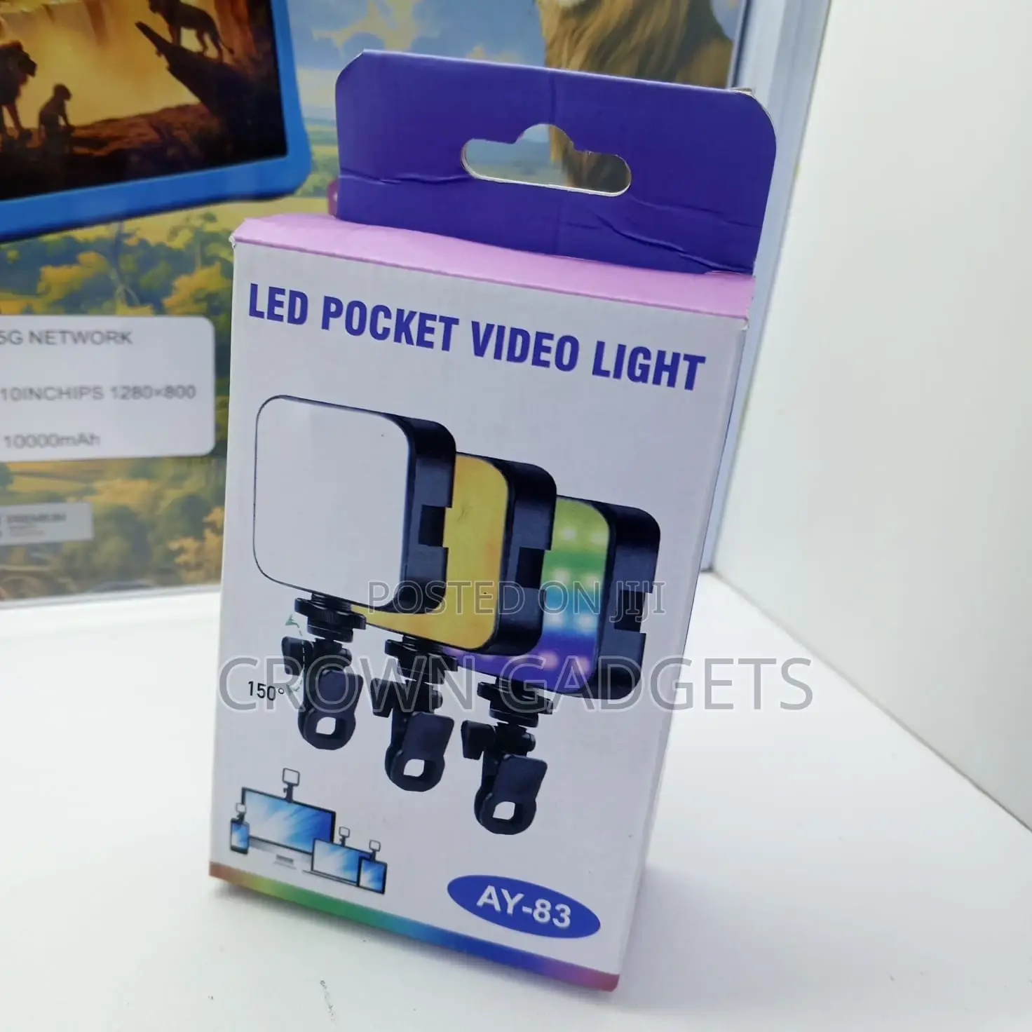 Portable RGB Led Clip Light for Phone Camera Recording