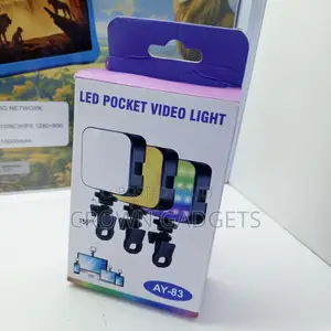 Portable RGB Led Clip Light for Phone Camera Recording