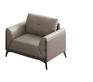 Office Sofa; Commercial Grade 5-Seater Leather Office Sofa