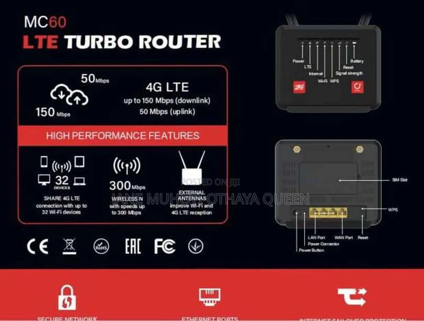 Olax Mc60 4g Lte Wifi Router - thumbnail 3