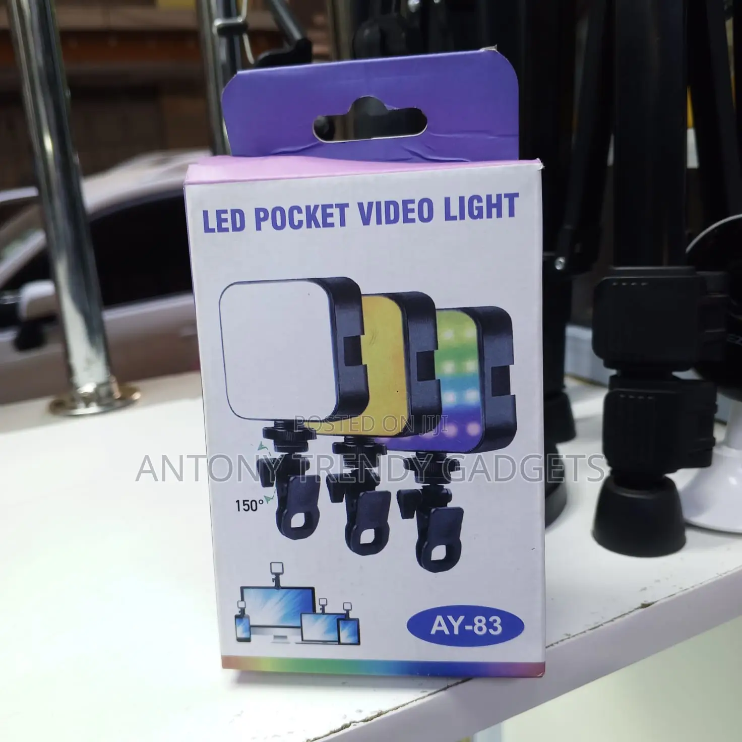 Ay-83 Rechargeable Led Video Light With Adjustable Angle
