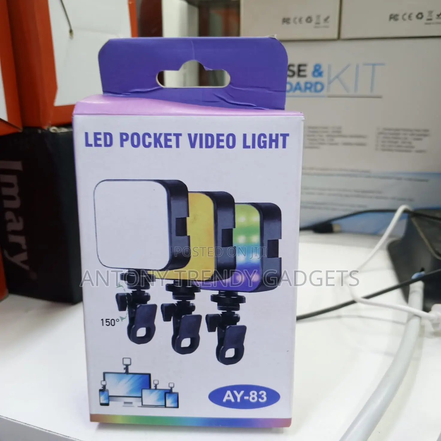 Ay-83 Rechargeable Led Video Light With Adjustable Angle