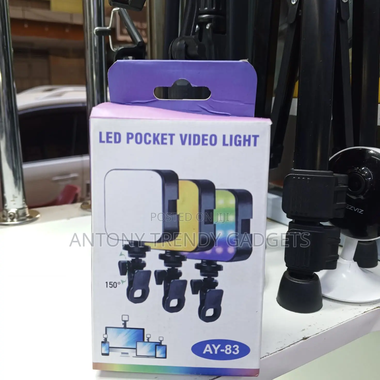 Ay-83 Rechargeable Led Video Light With Adjustable Angle