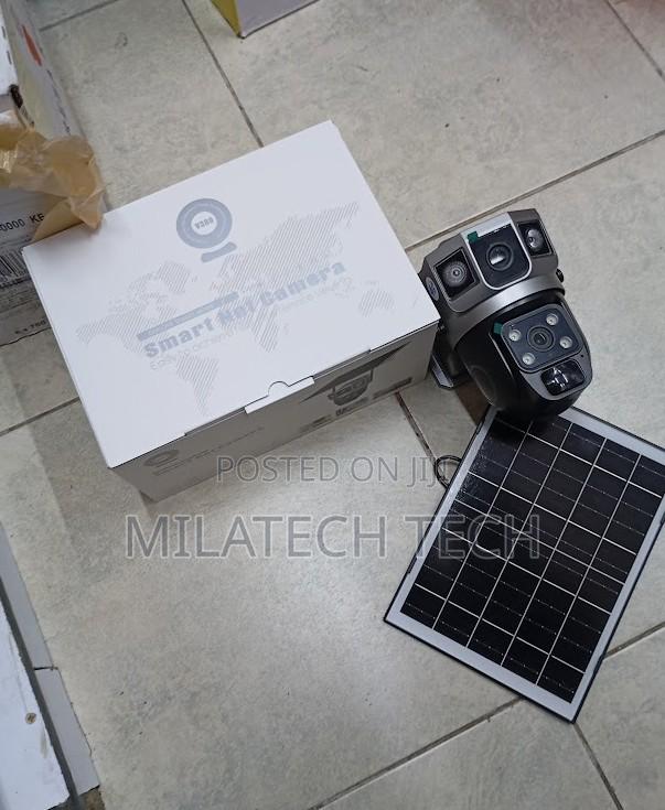 Smart Solar 4g CCTV Camera Dual Lens Remote Viewing and Weatherproof - main view
