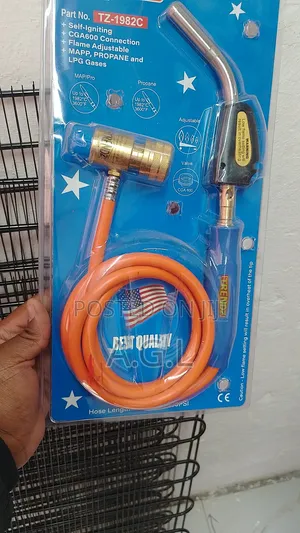 Mapp Gas Hand Torch With 1.5 MTRS Hose Pipe