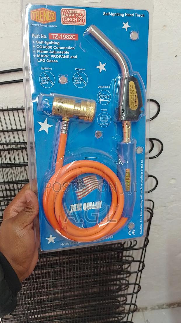 Mapp Gas Hand Torch With 1.5 MTRS Hose Pipe - thumbnail 2