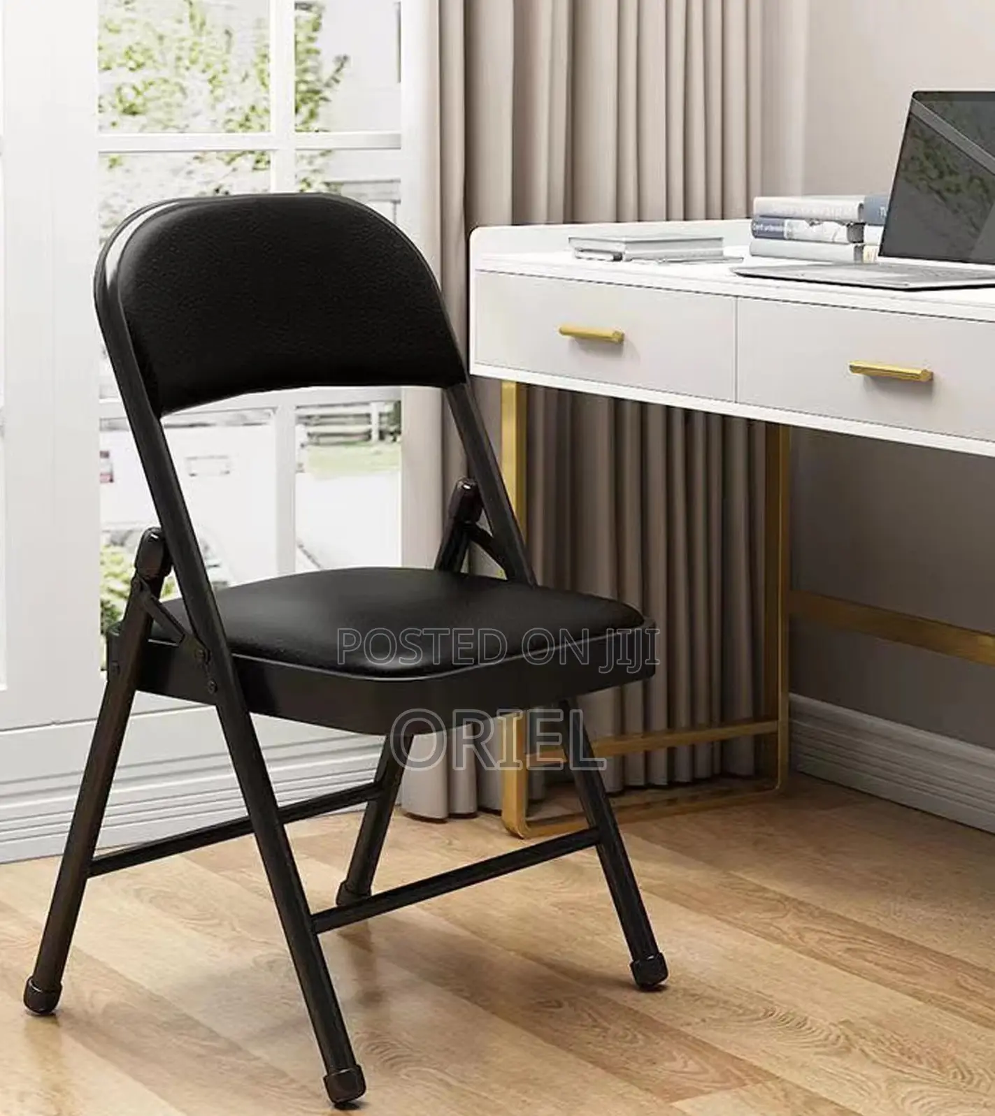 Office Chairs; Ergonomic Low-Back Foldable Desk Chair