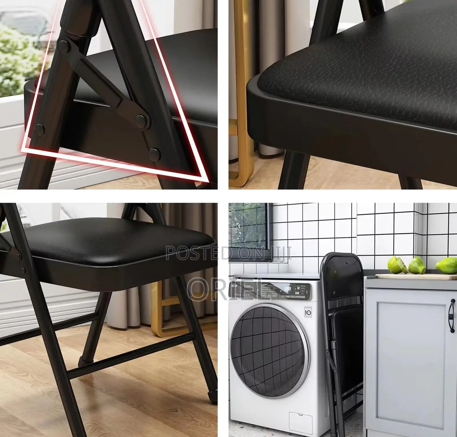 Office Chairs; Ergonomic Low-Back Foldable Desk Chair