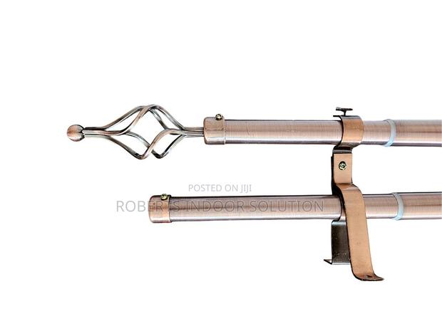 Sturdy 2 Meters Double Curtain Rod