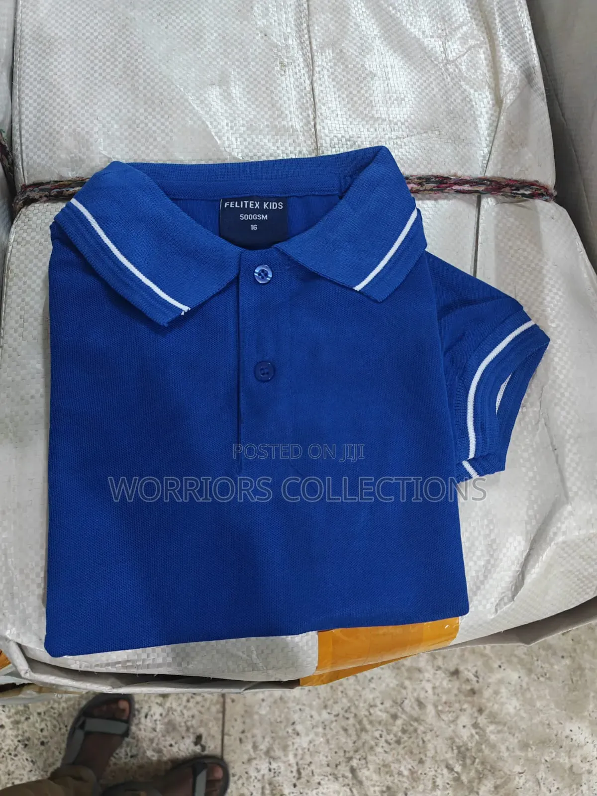 Blue White Polo T-Shirts