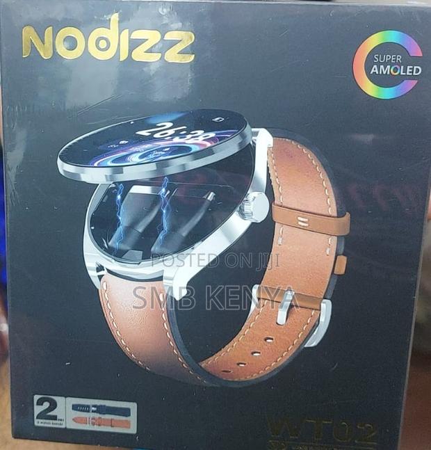 Nodizz Wt02 Smart Watch With Earbuds