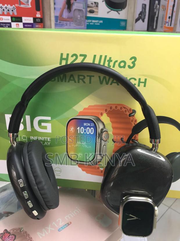 Gift Set H27 Ultra 3 Amoled Smart Watch - thumbnail 3