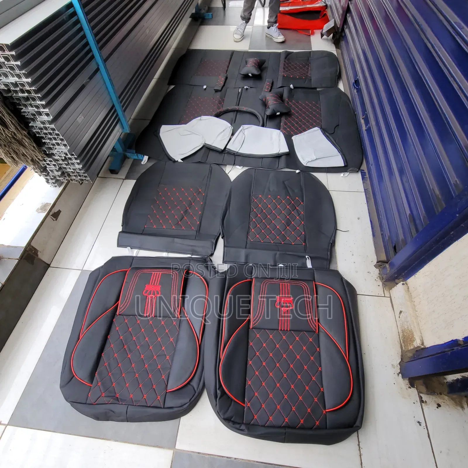 5 Seater Leather Seat Covers-universal Fit