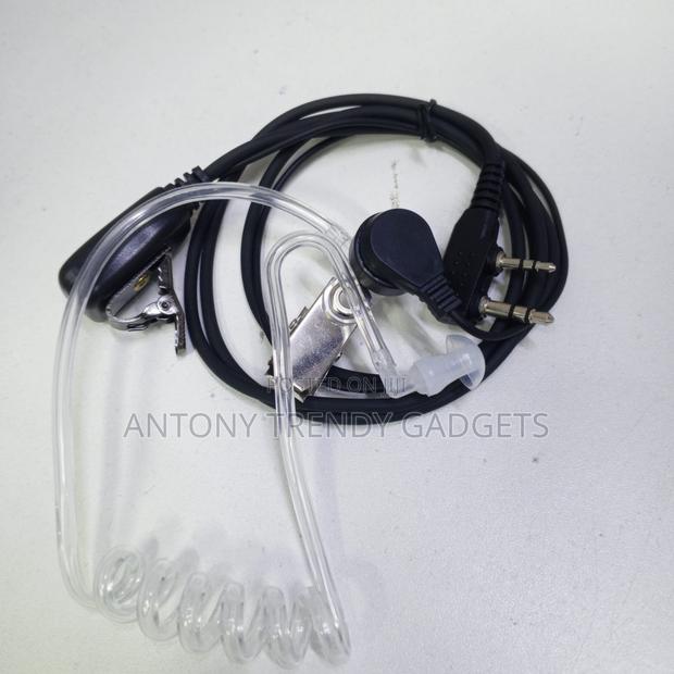 Covert Acoustic Tube Headset For Two-way Radios