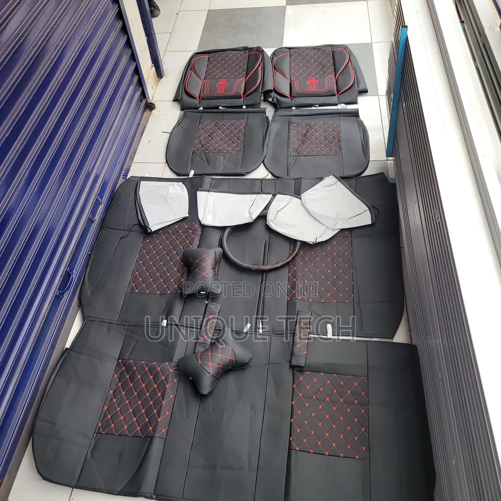 Universal 5 Seater Car Leather Seat Covers