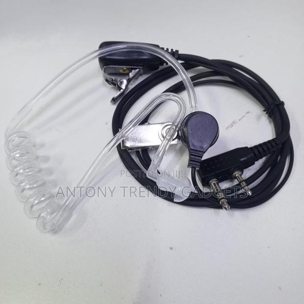 Fbi-style 2-pin Acoustic Tube Walkie-talkie Earpiece