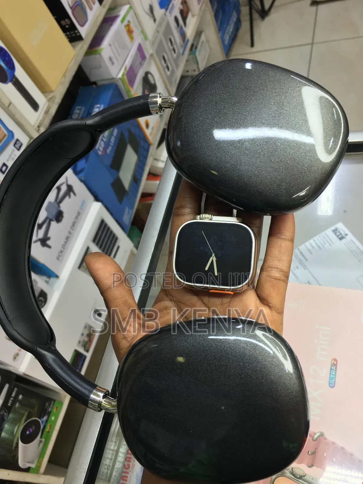 H27 Ultra 3 Smart Watch With Amoled Screen Display With Headphone