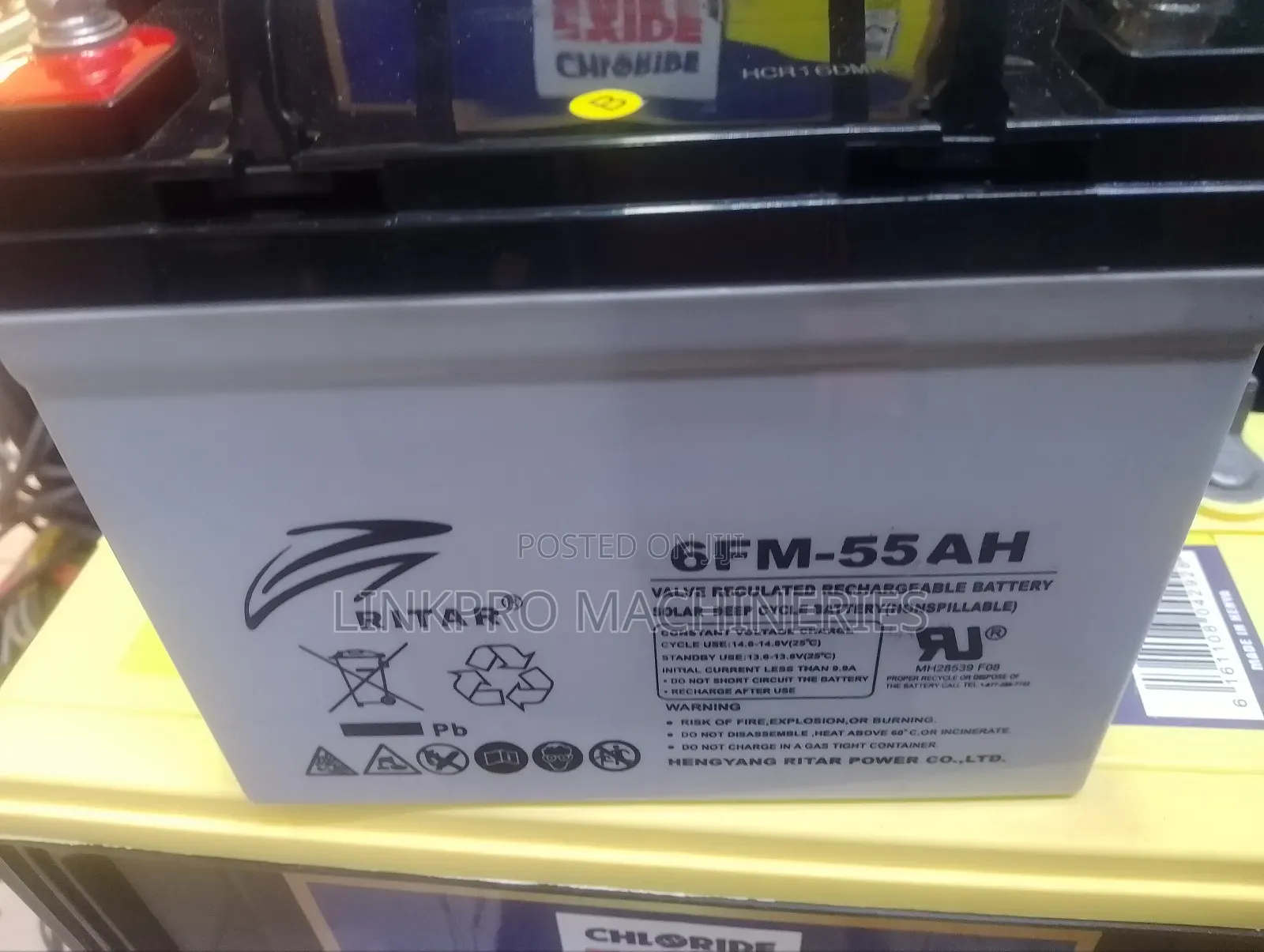 55 Ah Ritar Battery