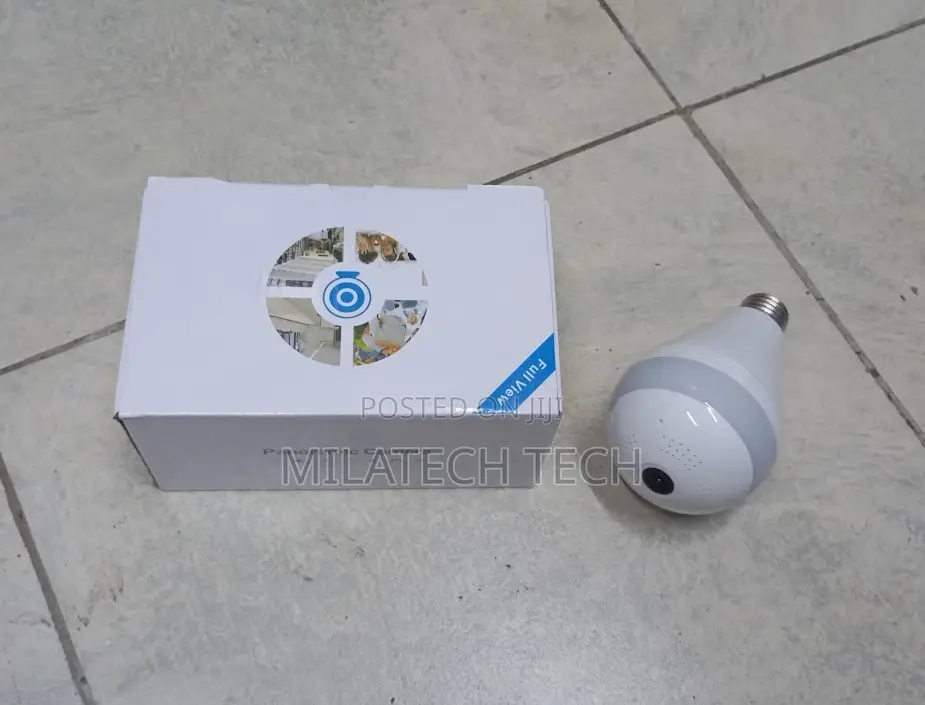 Bulb Wifi CCTV Nanny Camera 360 Degree