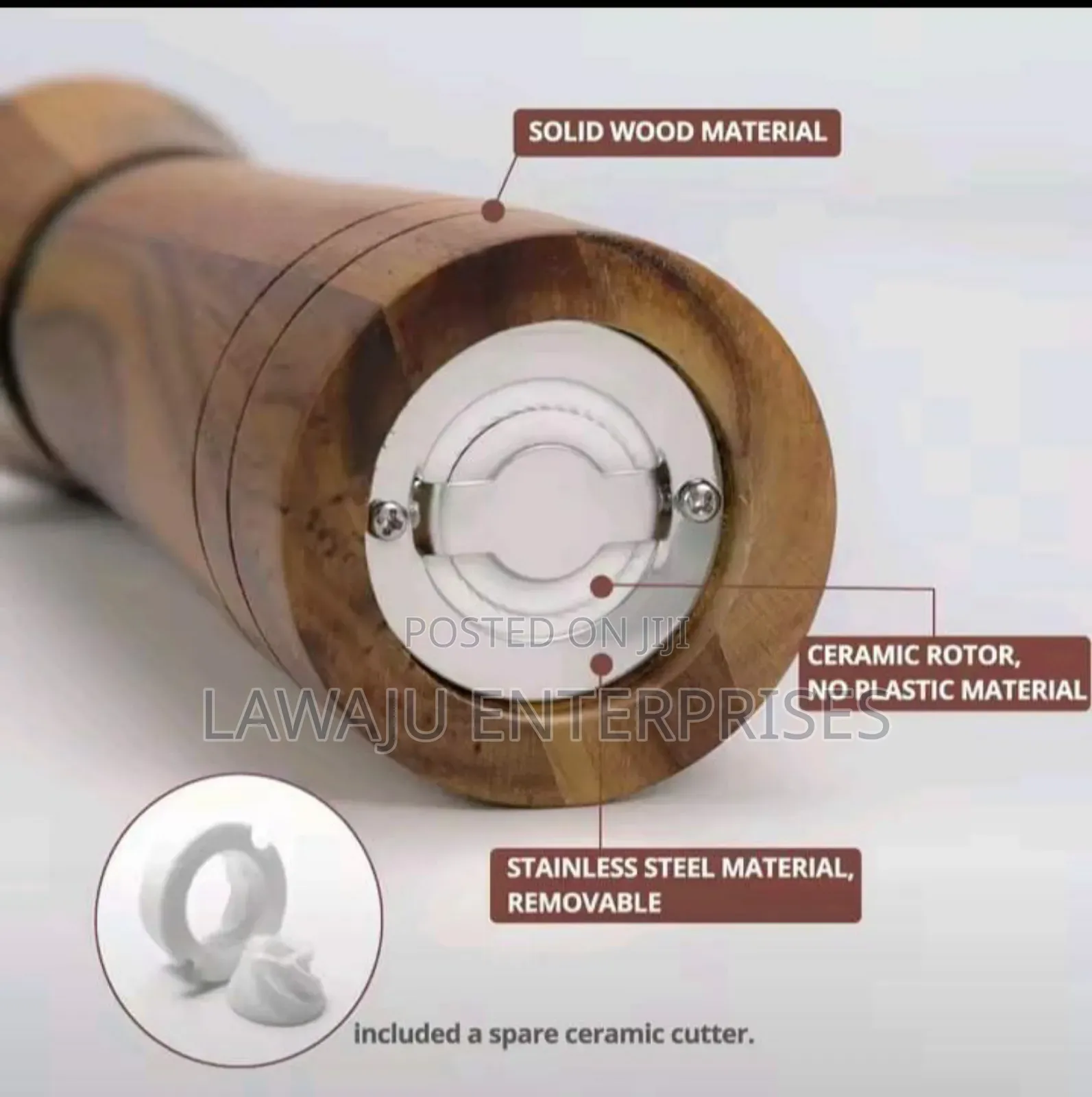 Wooden Spice Grinder