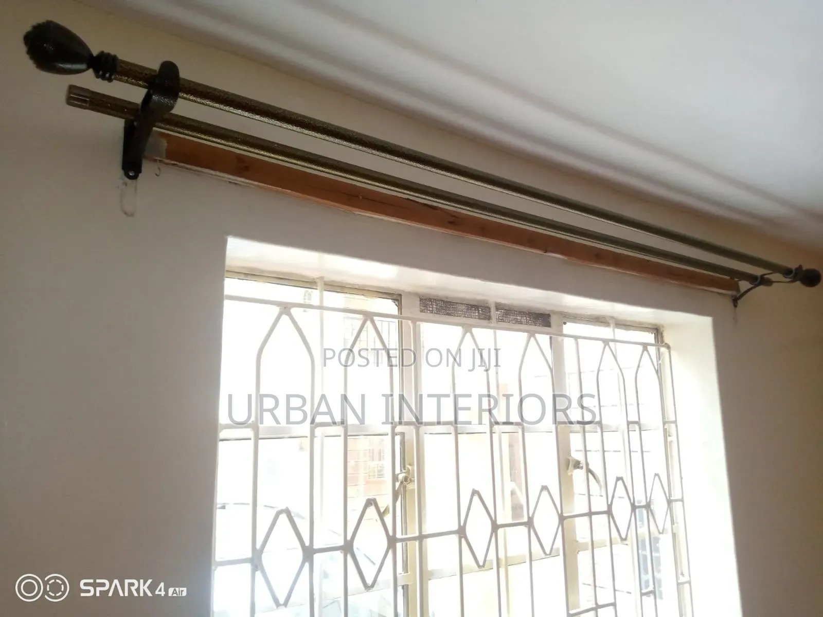 Jua Kali Double Curtain Rods Jua Kali Double Curtain Rods